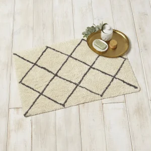 Tapis de bain croisillons