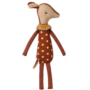 Doudou Biche Bambi à pois