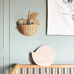 Boite à musique oiseau en bois