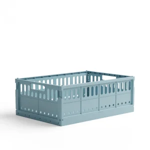 Caisse pliable de rangement - Midi - Crystal Blue